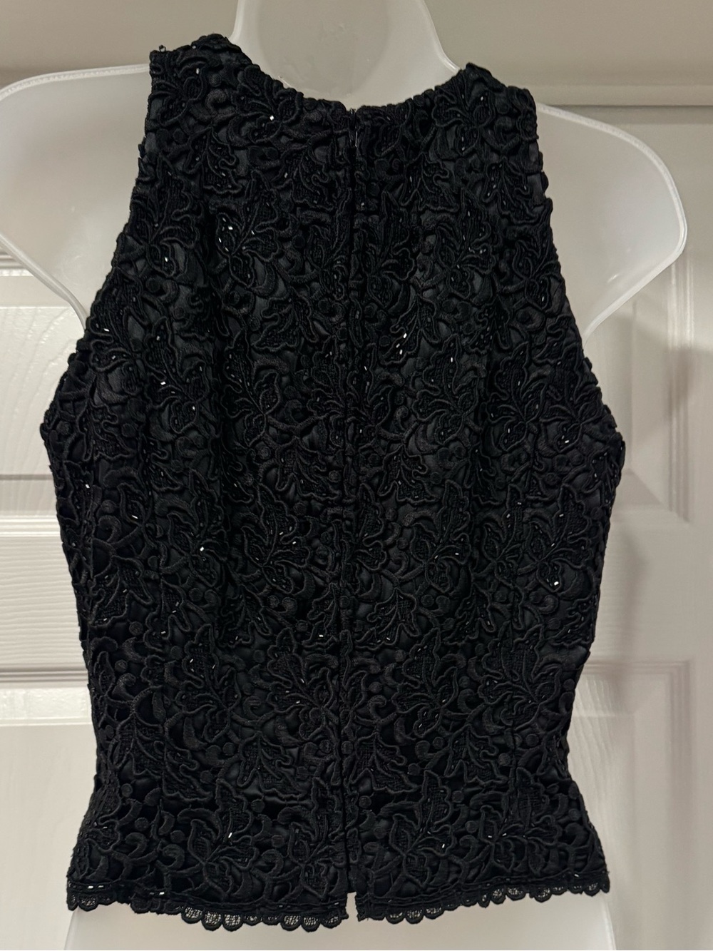 Carmen Marc Valvo Embellished Beaded Top - Picture 2 of 12